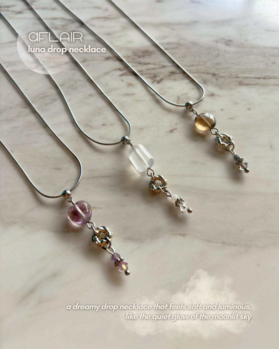 luna drop necklace