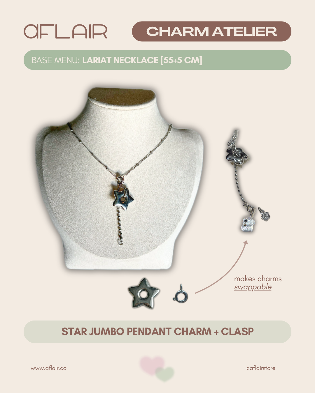 base: lariat necklace