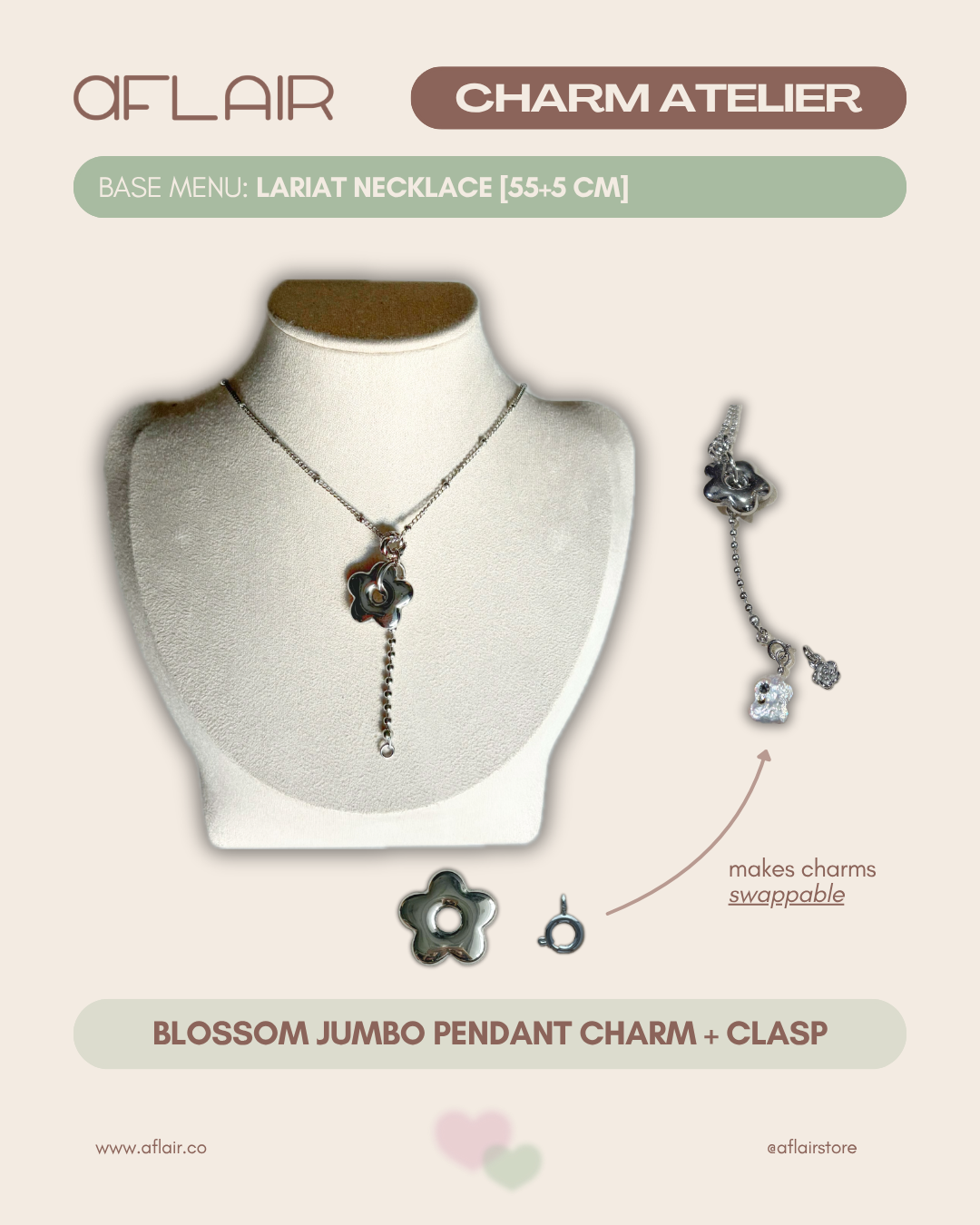 base: lariat necklace