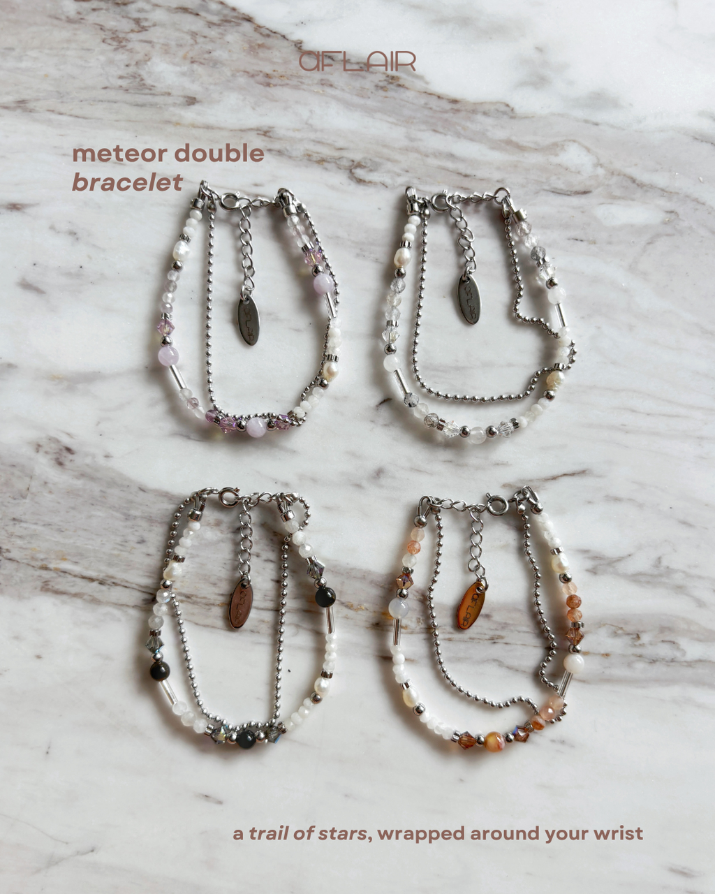 meteor double bracelet