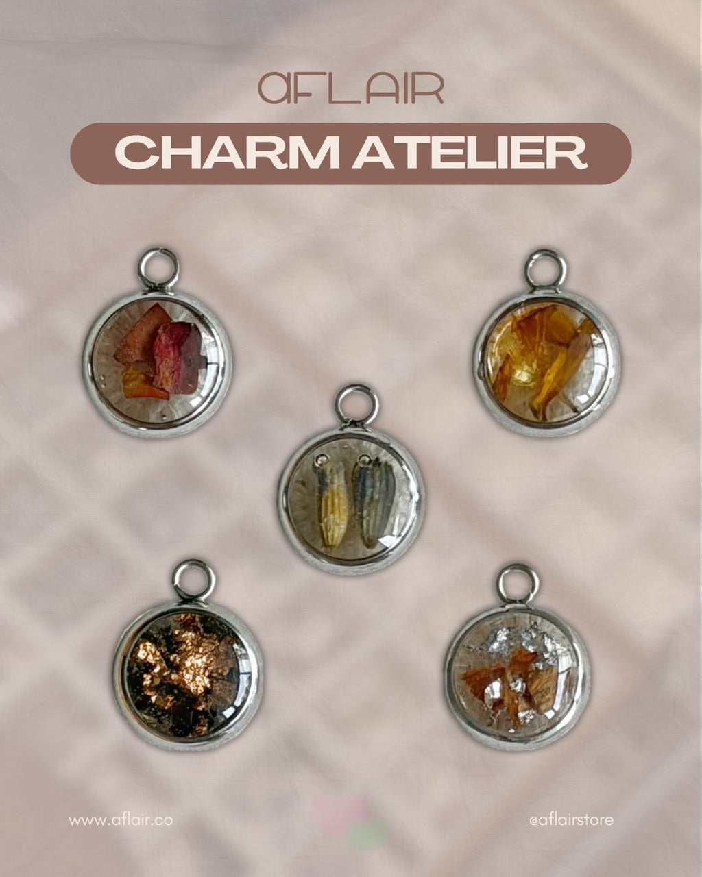 add-on: forever floral charms