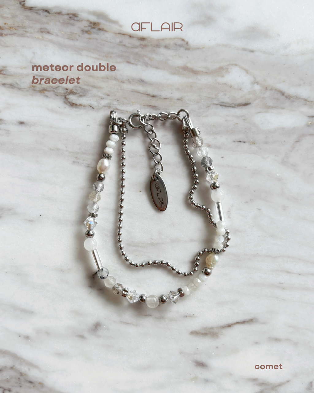 meteor double bracelet