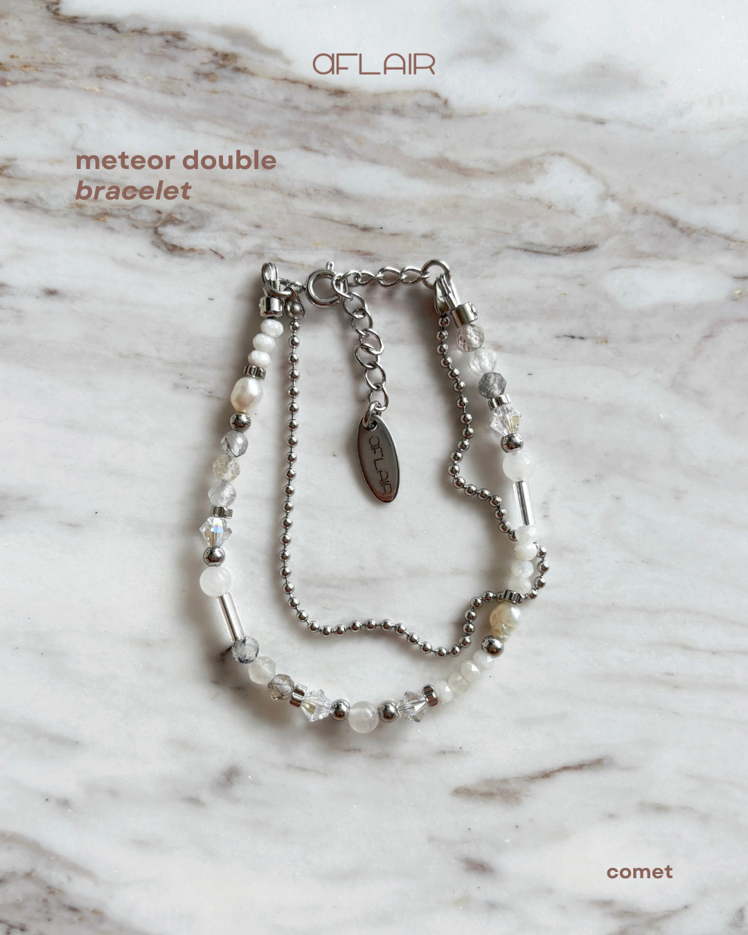 meteor double bracelet