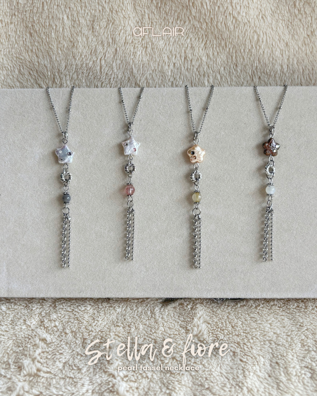 stella pearl tassel necklace