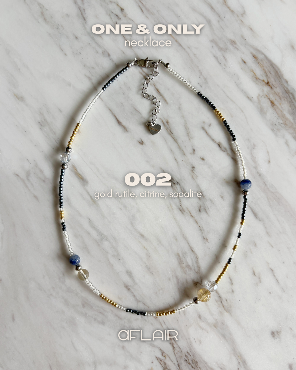 002 (gold rutile, citrine & sodalite)