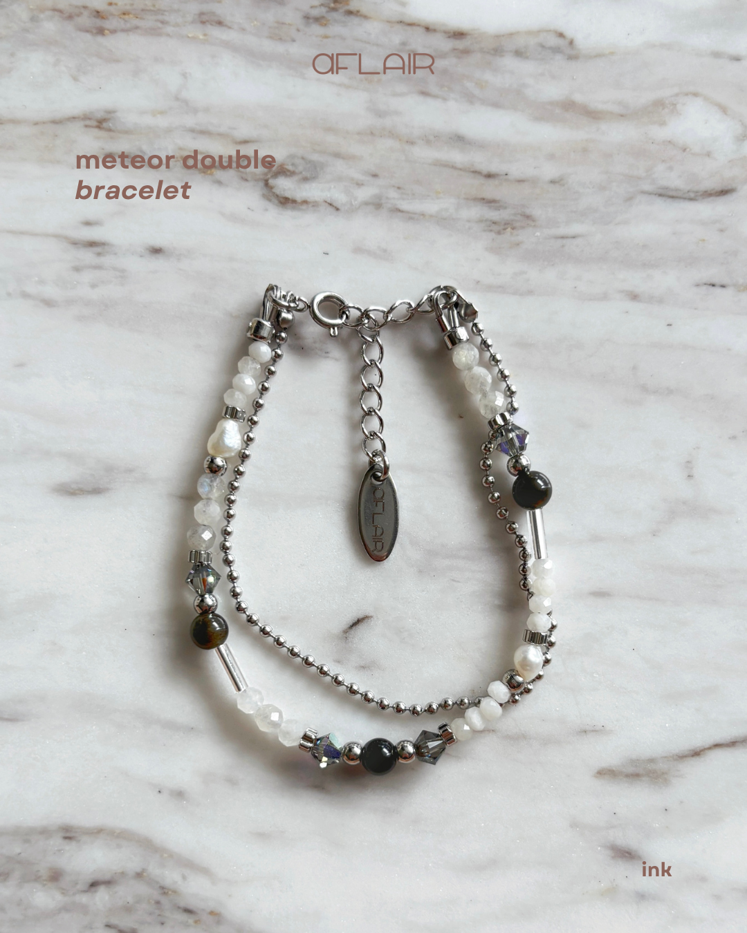 meteor double bracelet
