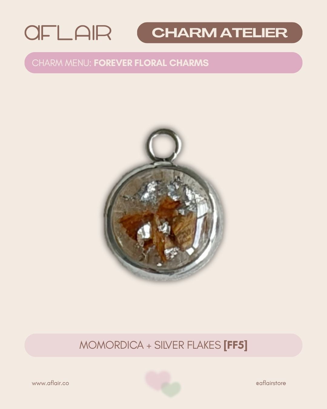 add-on: forever floral charms