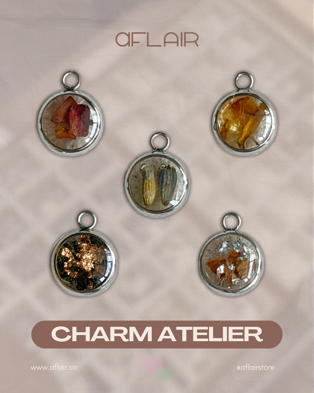 forever floral charms
