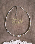 summer sorbet pearl necklace