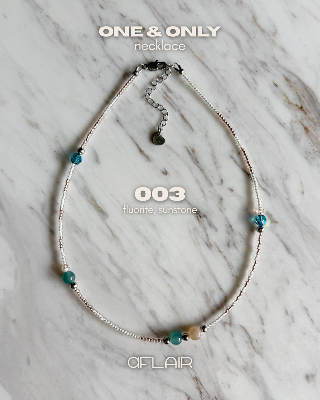 003 (fluorite & sunstone)