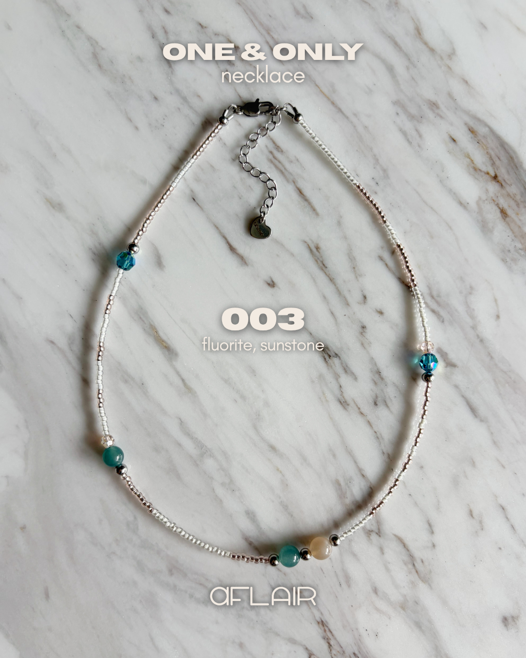 003 (fluorite & sunstone)