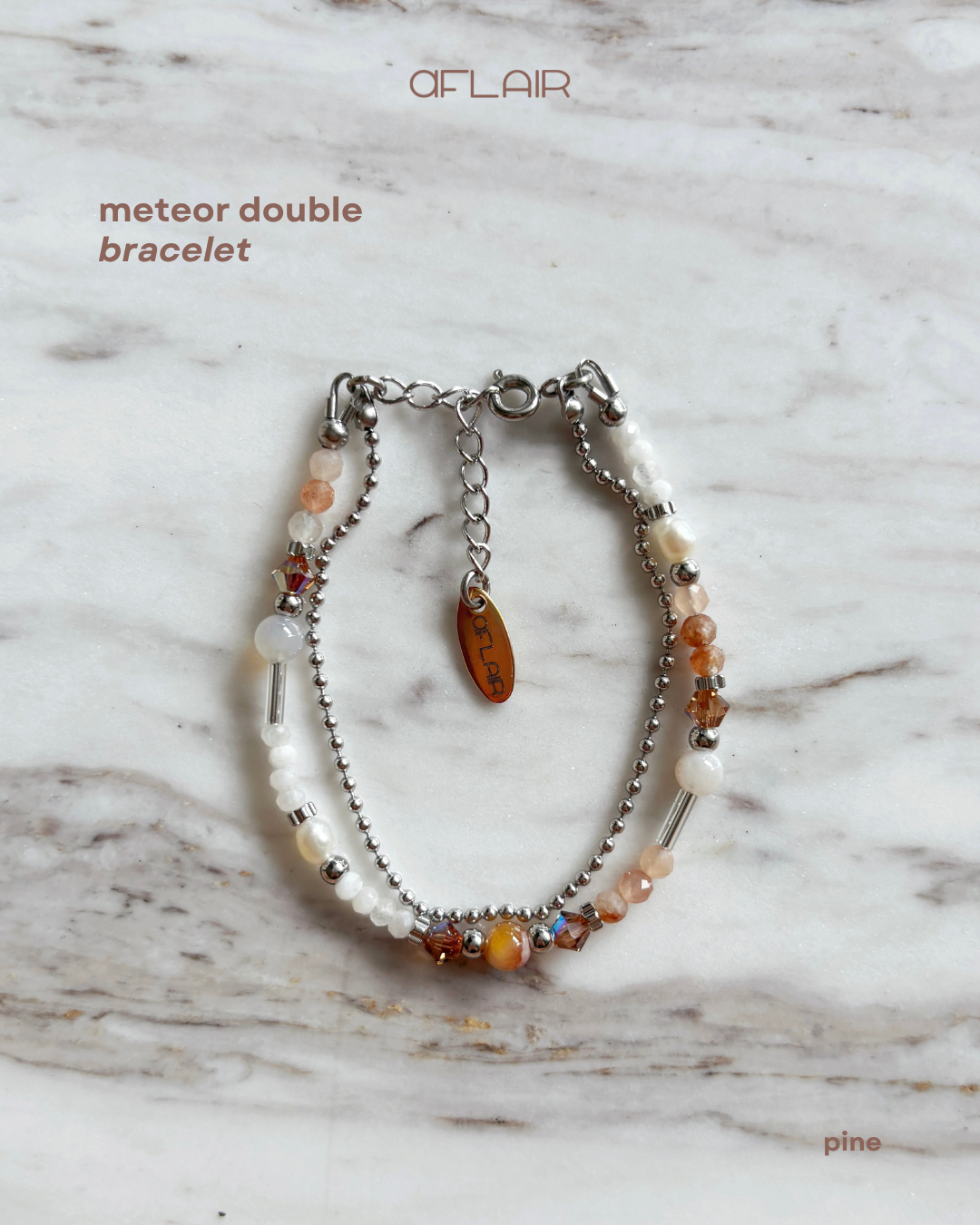 meteor double bracelet