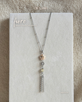 fiore pearl tassel necklace