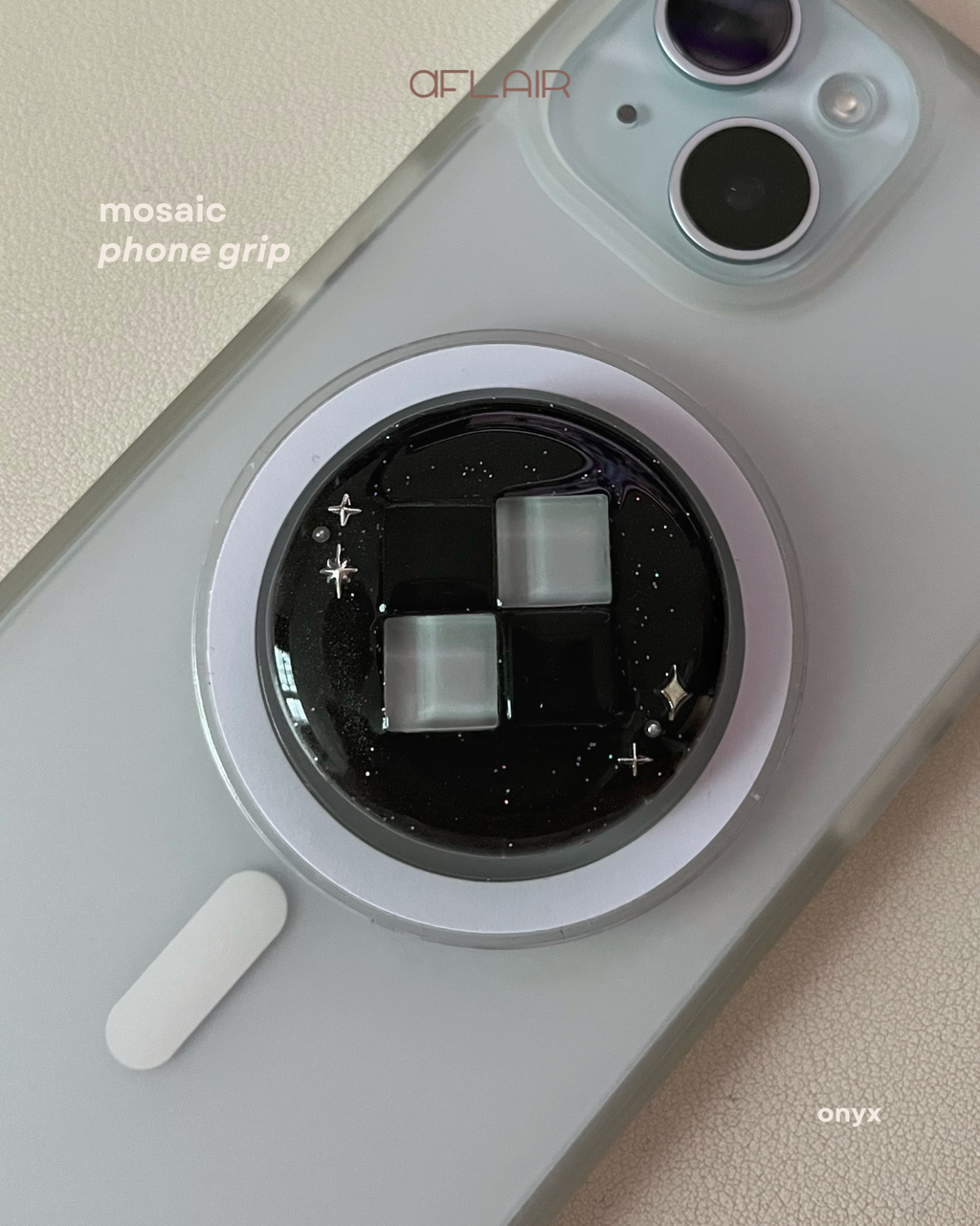 mosaic phone grip
