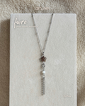 fiore pearl tassel necklace