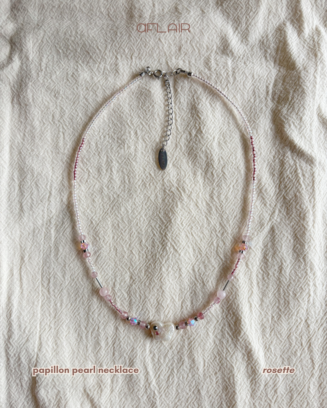 papillon pearl necklace