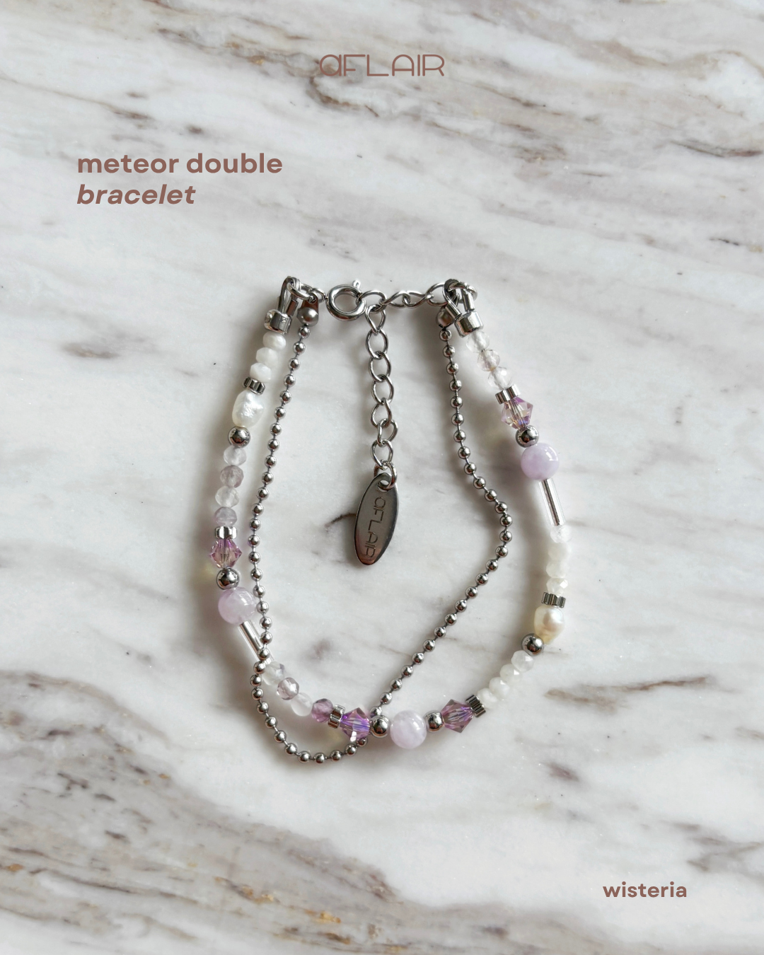 meteor double bracelet