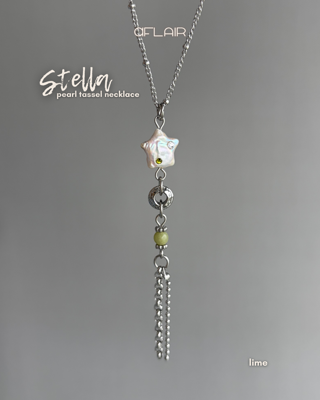 stella pearl tassel necklace