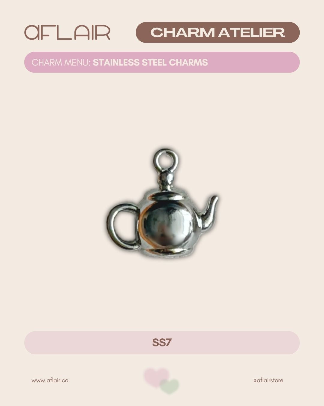 add-on: stainless steel charms