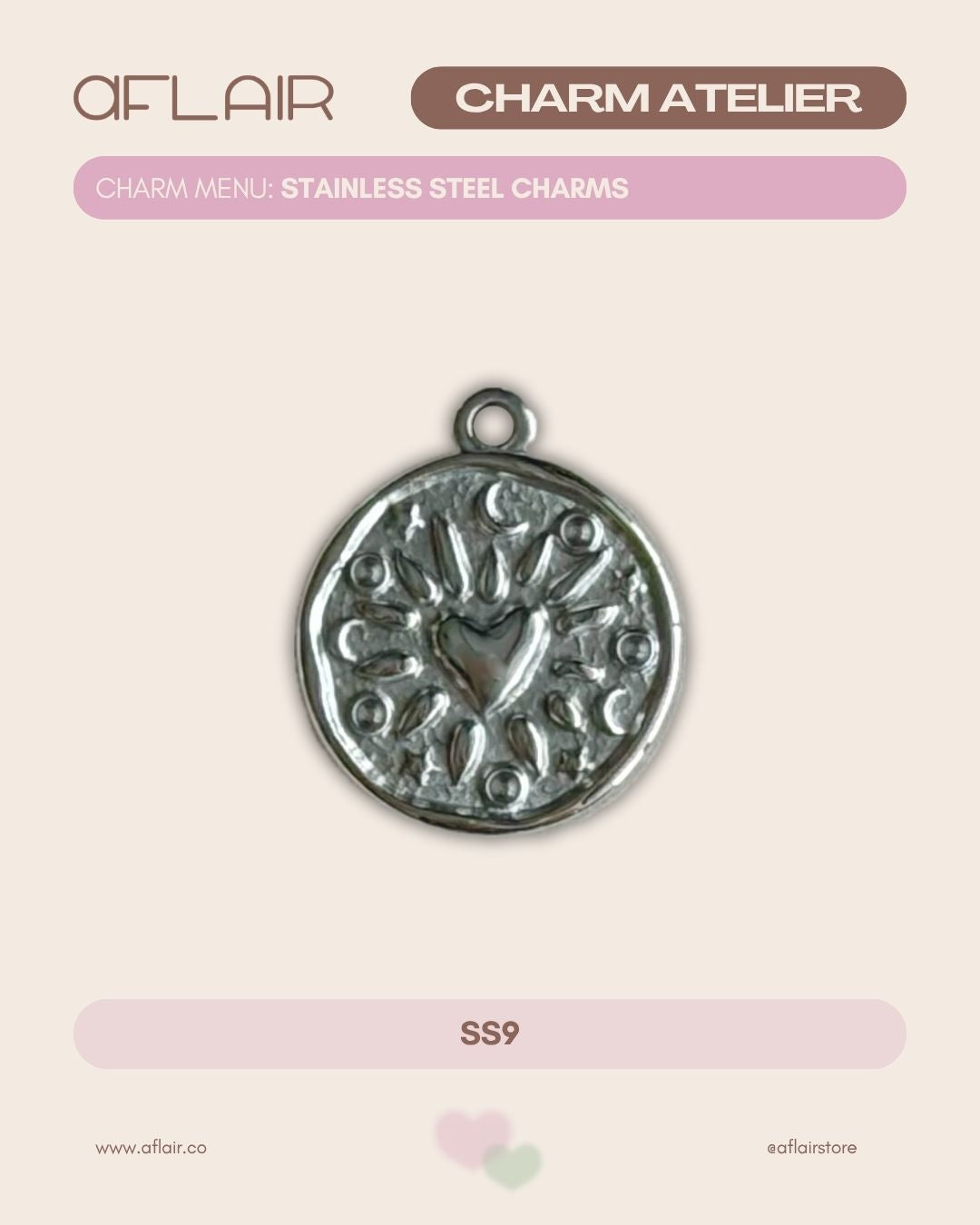 add-on: stainless steel charms