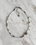 005 (black rutilated quartz & white agate)