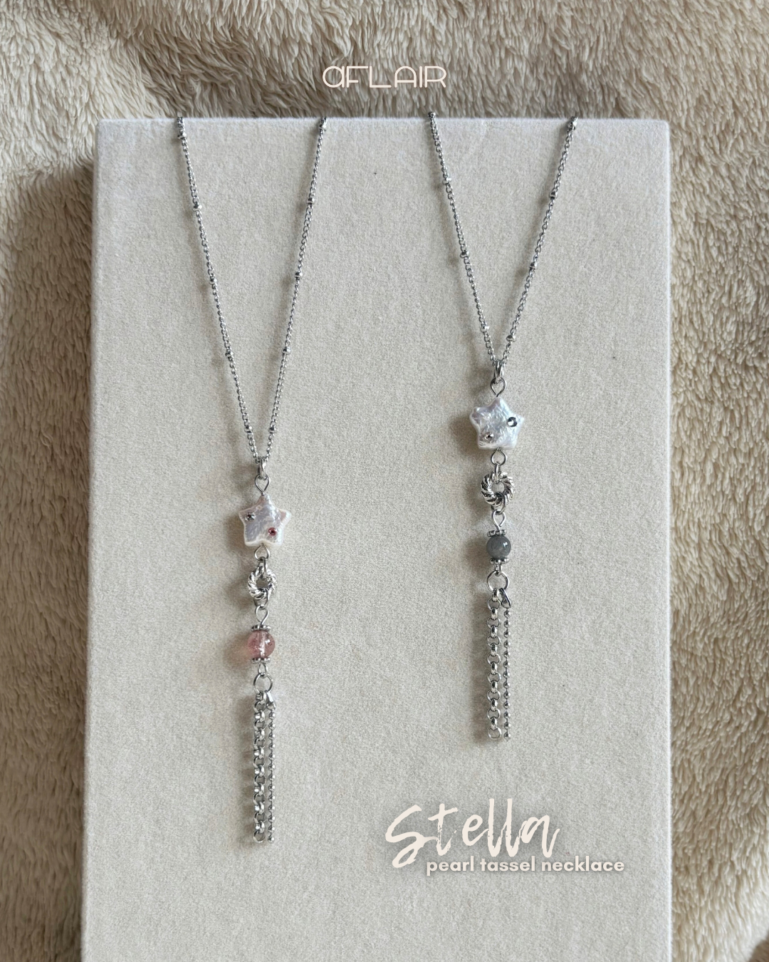 stella pearl tassel necklace