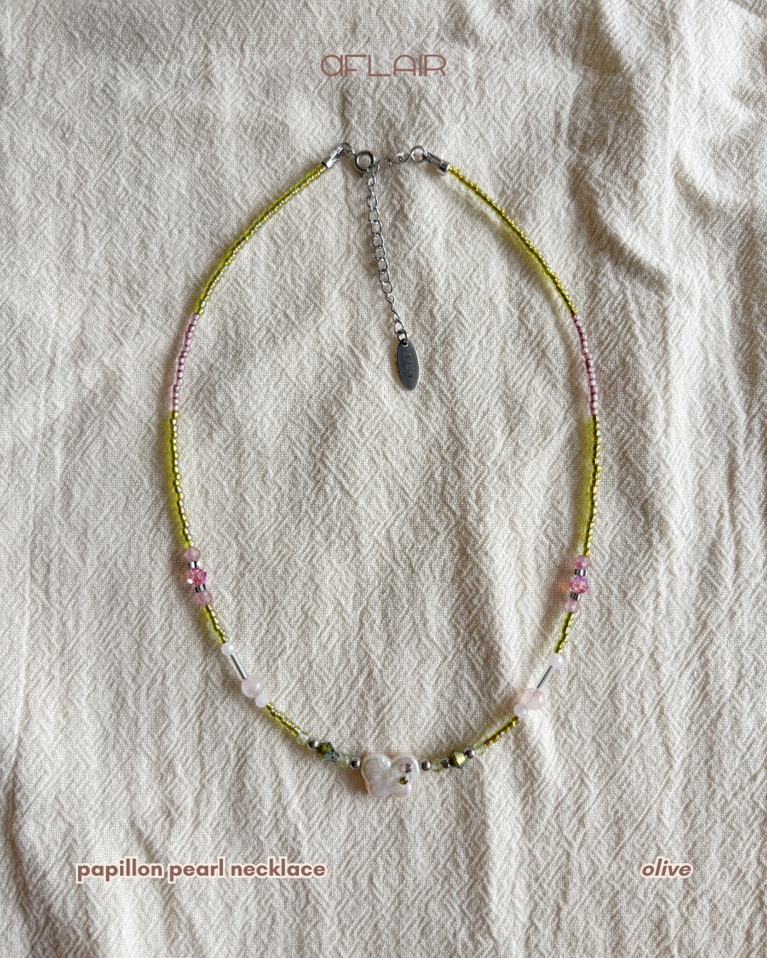 papillon pearl necklace