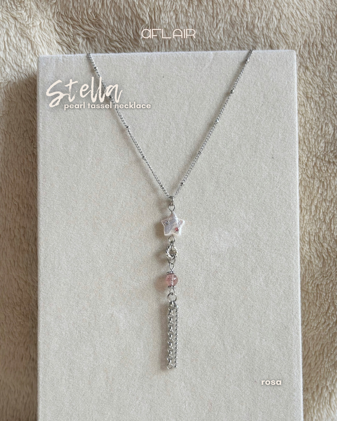 stella pearl tassel necklace